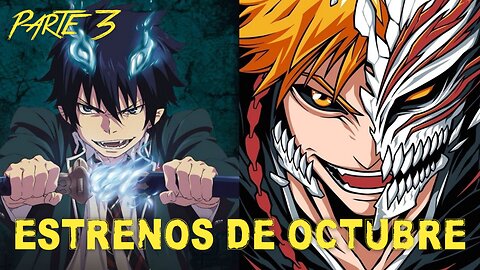 Estrenos de Anime de Otoño