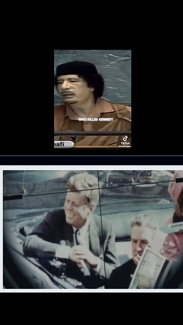 GADDAFI: ISRAEL ASSASSINATED JFK!
