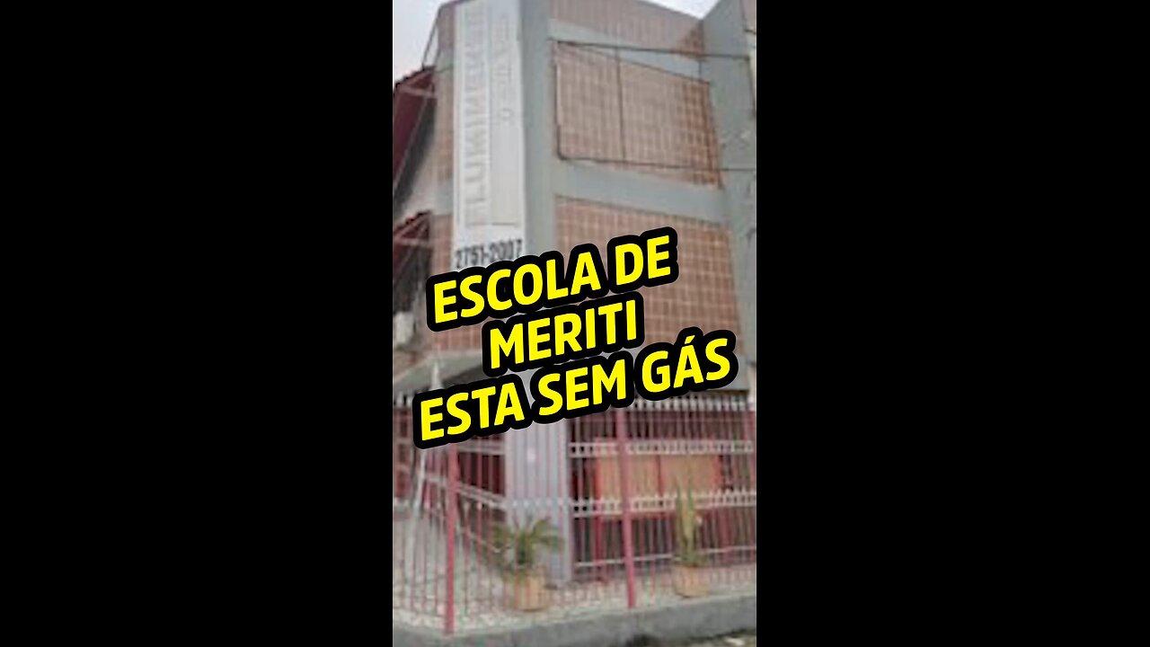 Escola sem gás de cozinha em Meriti