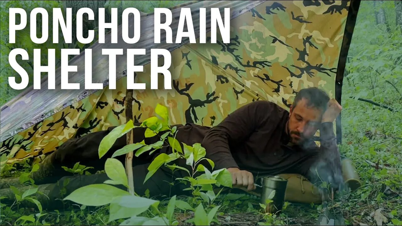 Impromptu Poncho Rain Shelter | ON Three