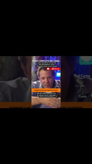 DIFERENÇA ENTRE LULA E BOLSONARO #shorts #lula #bolsonaro #haddad #fernandohaddad #eleições2022