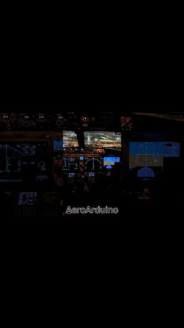 What's Inside #Boeing #B737 Cockpit Autopilot Landing #Aviation #AeroArduino
