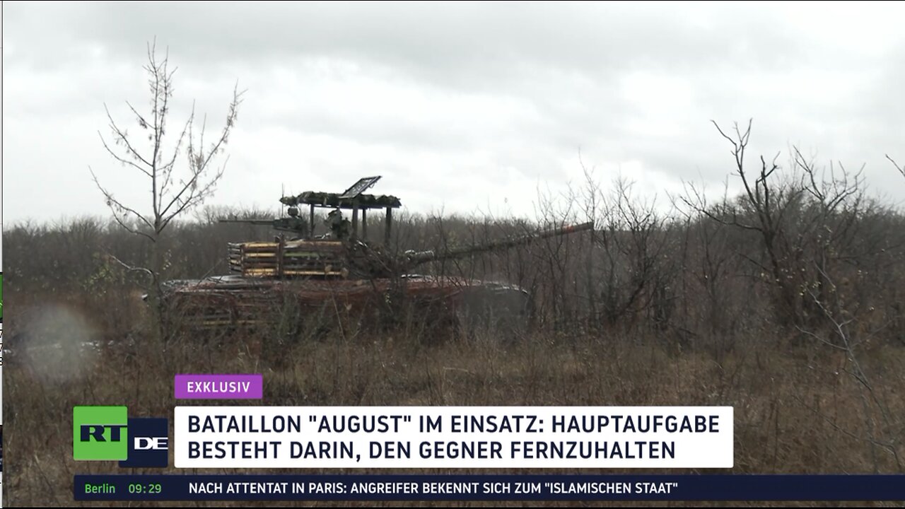 Exklusiv: Den Feind von Lugansk fernhalten – Das Panzerbataillon "August"