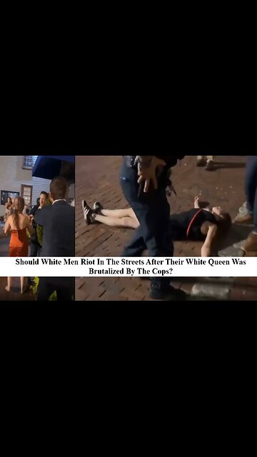 White Bride Gets Knocked The F*ck Out After Confronting Police! Was The Police Wrong Here?