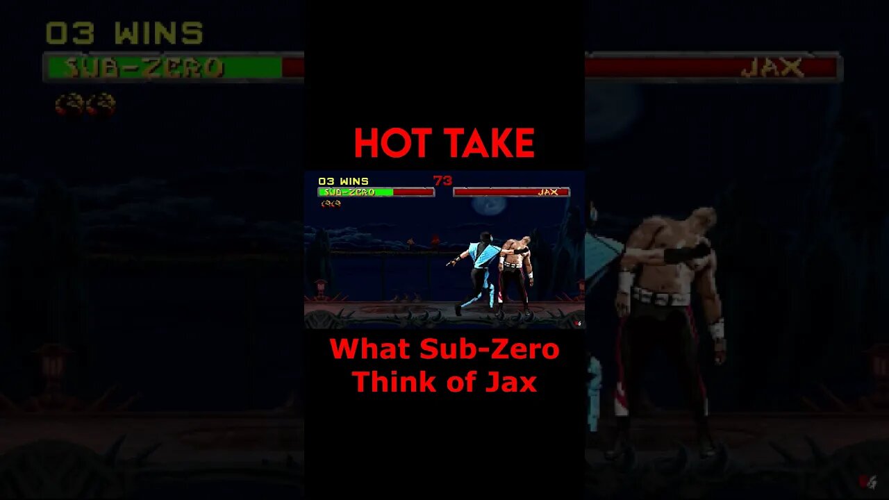 Mortal Kombat 2: Hot Take - What Sub Zero Think of Jax #Shorts