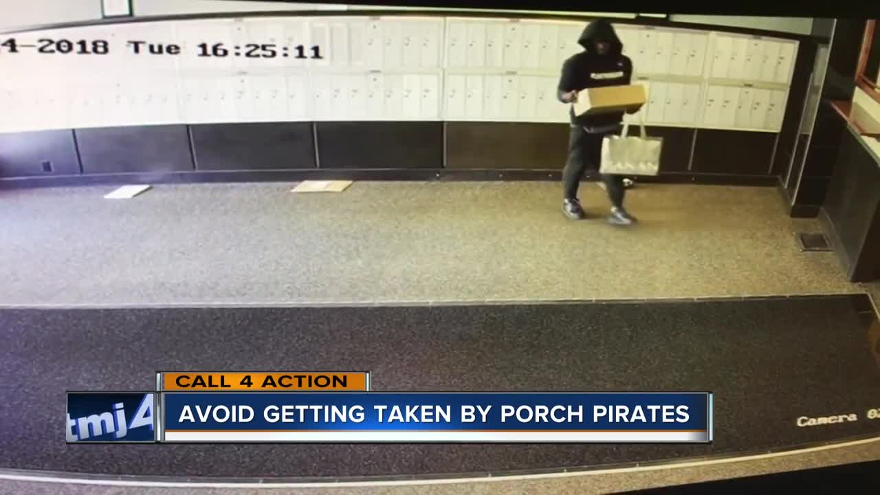 Avoid getting taken by porch pirates