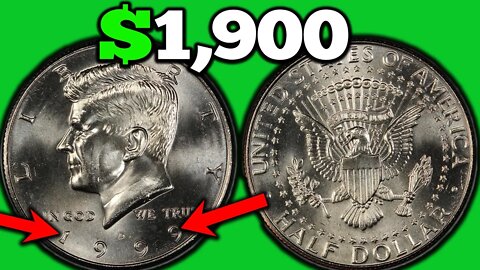 Do you have a 1999 Half Dollar Coin Worth Money - Kennedy Half Dollar Errors