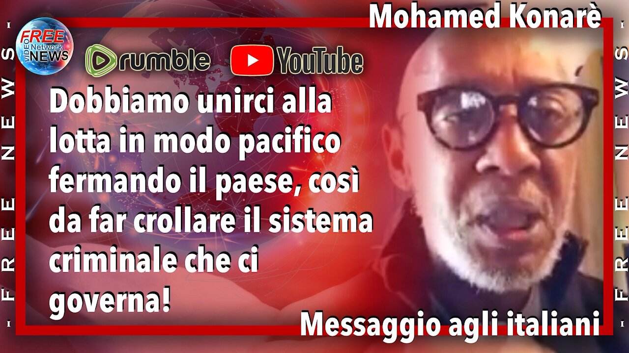 Mohamed Konarè: “è guerra aperta all’umanità”.