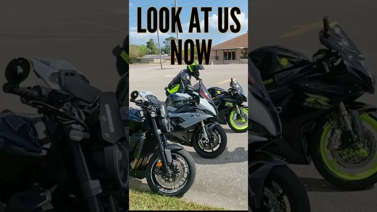 look at us now #shorts #motorcycle #bike #bikelife @SazonMoto @twowheeltwanzy