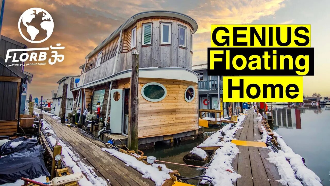 This Houseboat has INGENIOUS Design