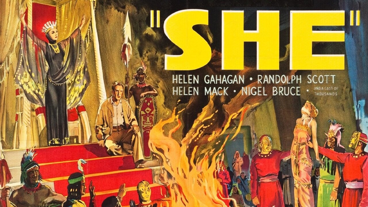 She (1935) Randolph Scott, Helen Gahagan, Helen Mack