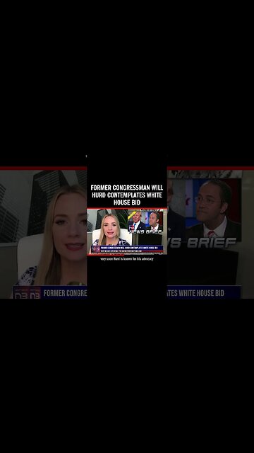 Former Congressman Will Hurd Contemplates White House Bid