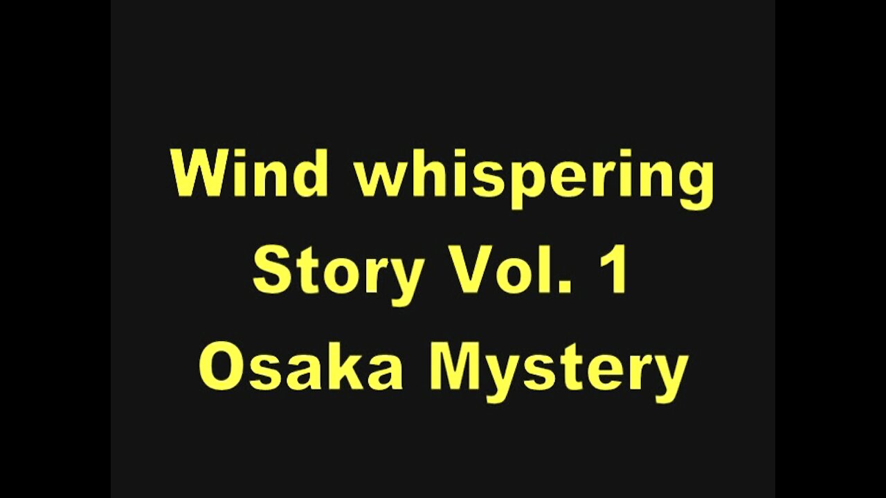 Osaka city mystery in Japan