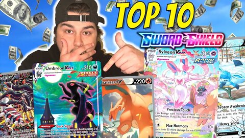 Top 10 MOST EXPENSIVE Pokemon Cards In Sword & Shield