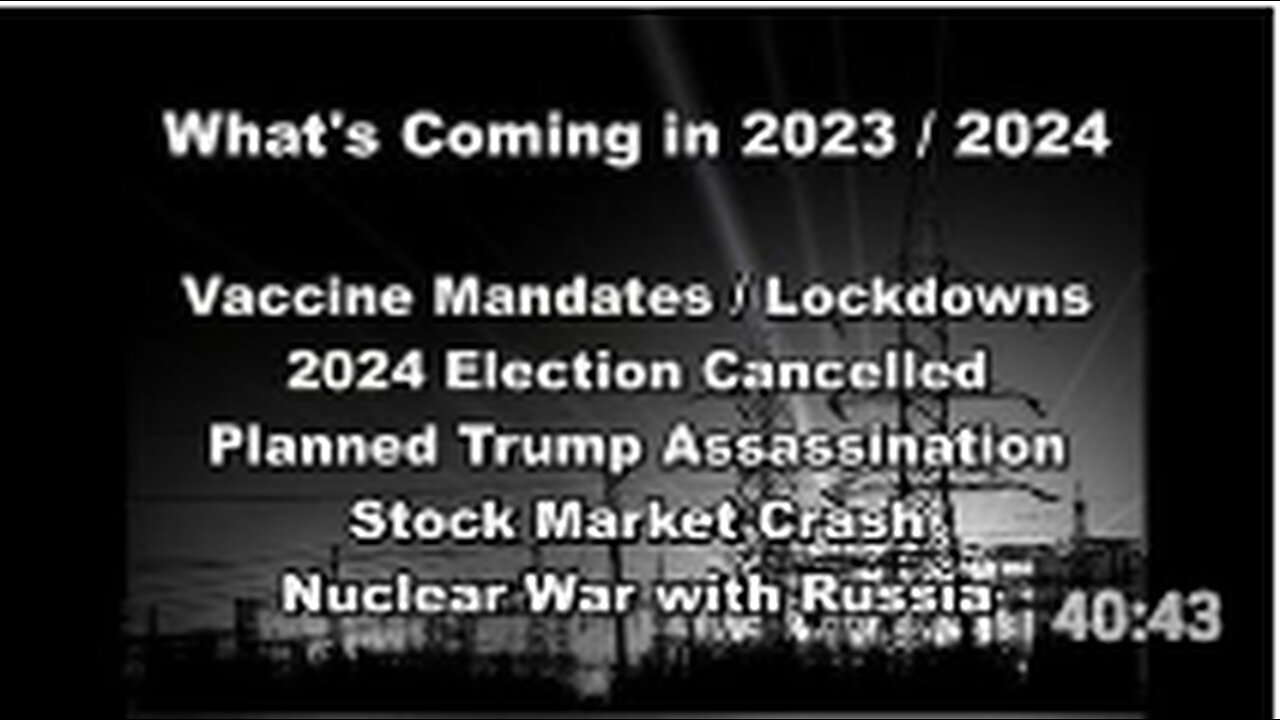 Direct Energy Weapons target Maui | 2024 election cancelled? | Planned Trump assassination