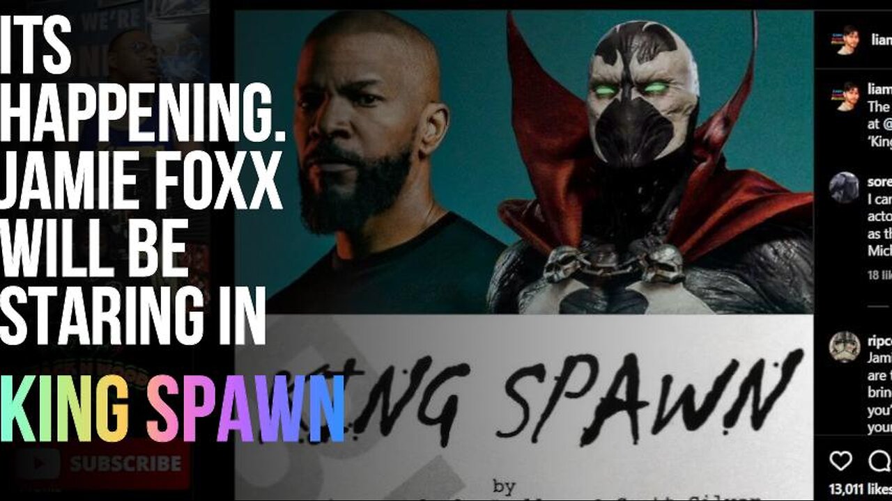 Jamie Foxx will be KING SPAWN