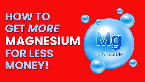 TOP FIVE FOODS to get more magnesium for your money!