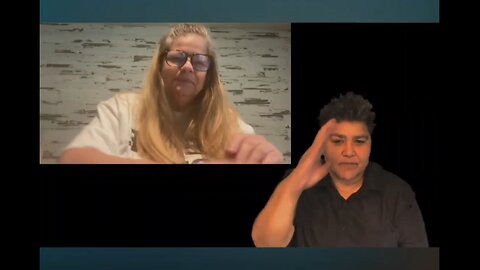 ASL only - Gina recorrected Chrissy Stein’s misinformed narratives