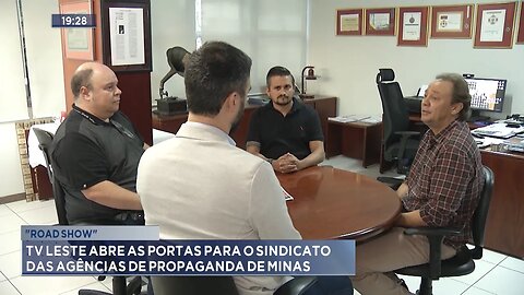 Visita SINAPRO: TV Leste Abre as Portas para Presidente das Agências de Propaganda de Minas.