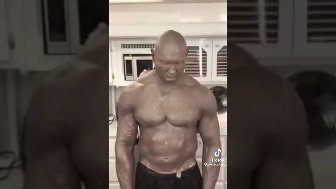Dave Bautista Transformation Into Drax #MakeupTransformation #Drax