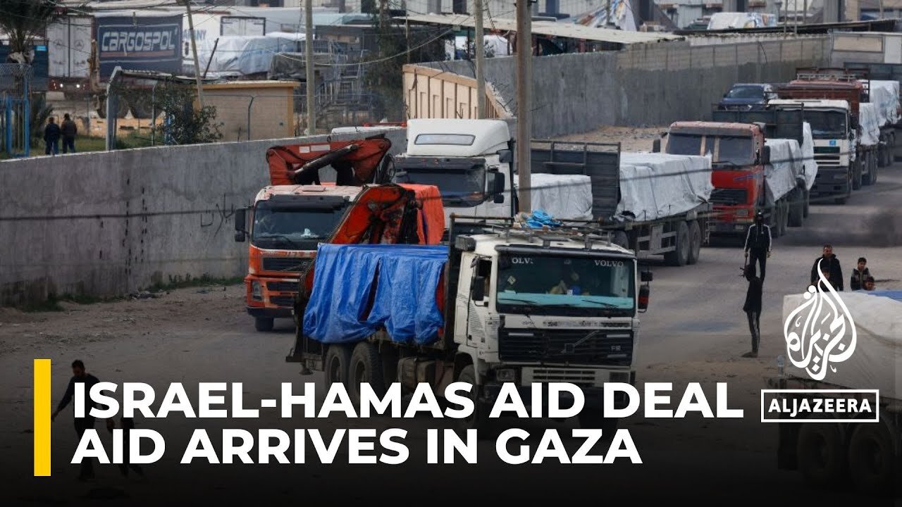 Aid for Israeli captives and Palestinian civilians arrives in Gaza