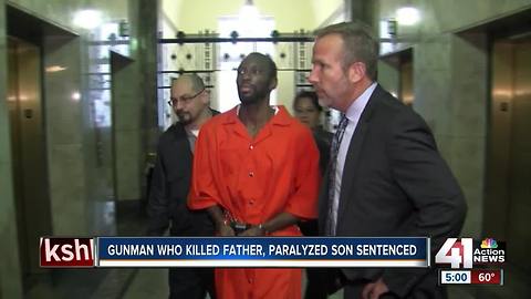 Man sentenced for killing man, paralyzing boy