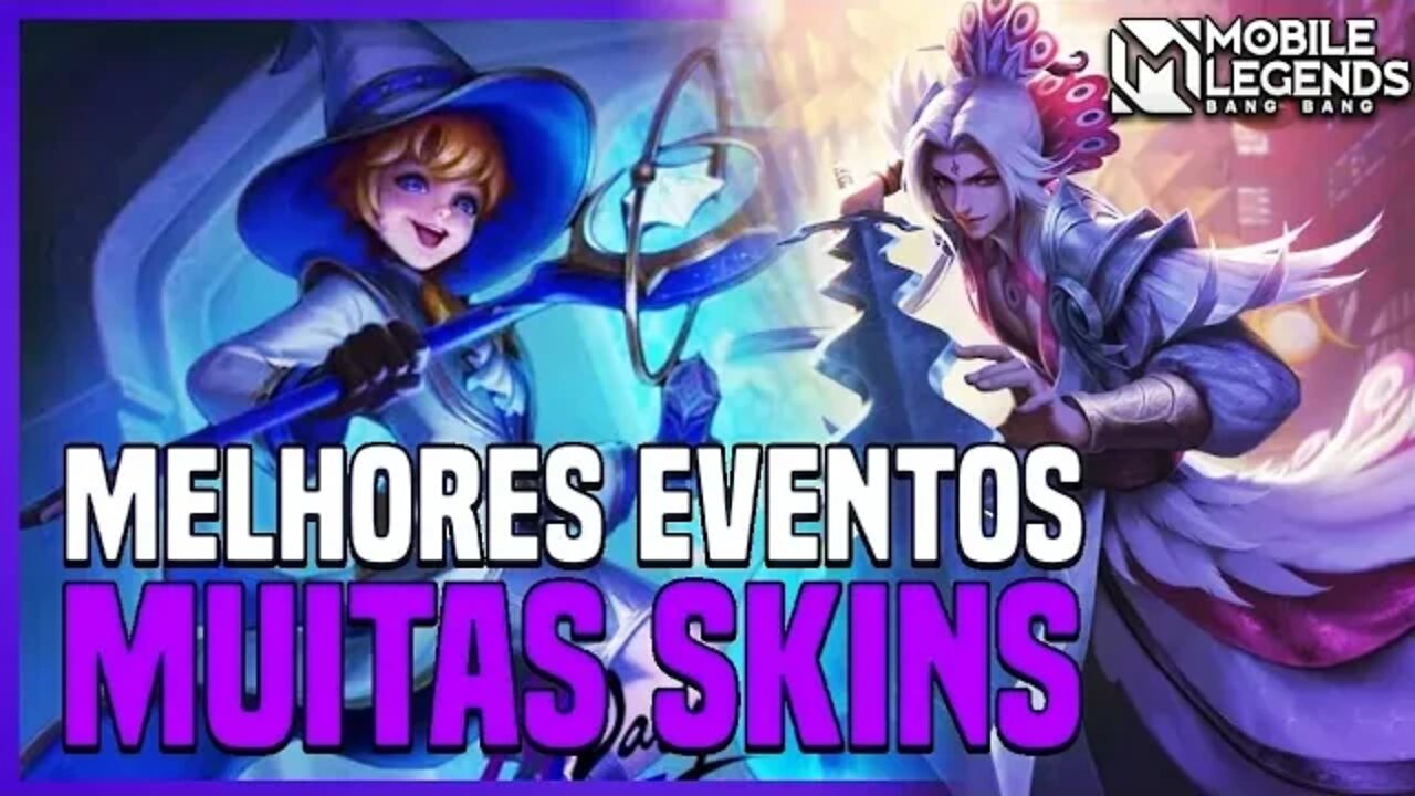 O MELHOR COMBO DE EVENTOS DE TODOS OS TEMPOS | PEGUEI VÁRIAS SKINS | MLBB