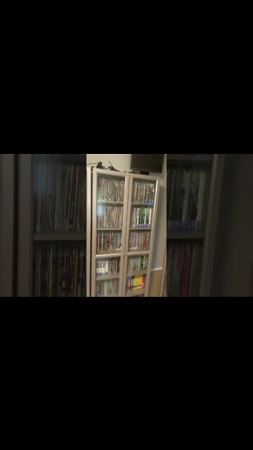 My comic collection all collected on shelves