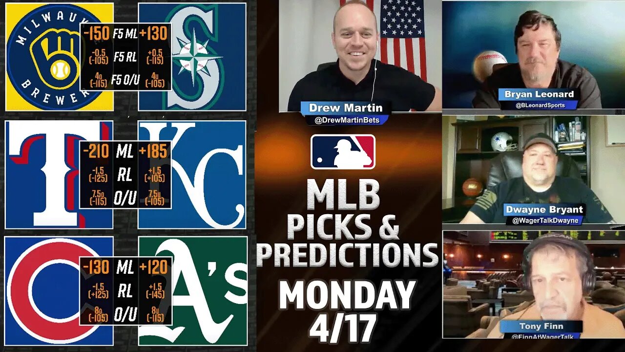 MLB Predictions, Picks and Props Today | MLB Betting Advice and Tips | First Pitch | April 17