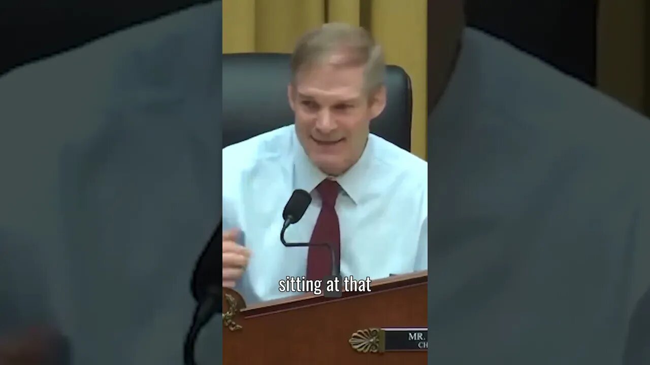 "Anyone Of Us Could Be Next," Jim Jordan Says