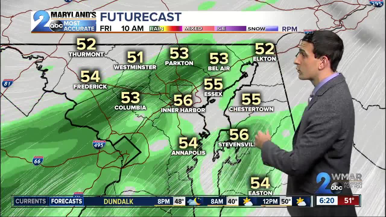 Rain Moves In Friday and Saturday