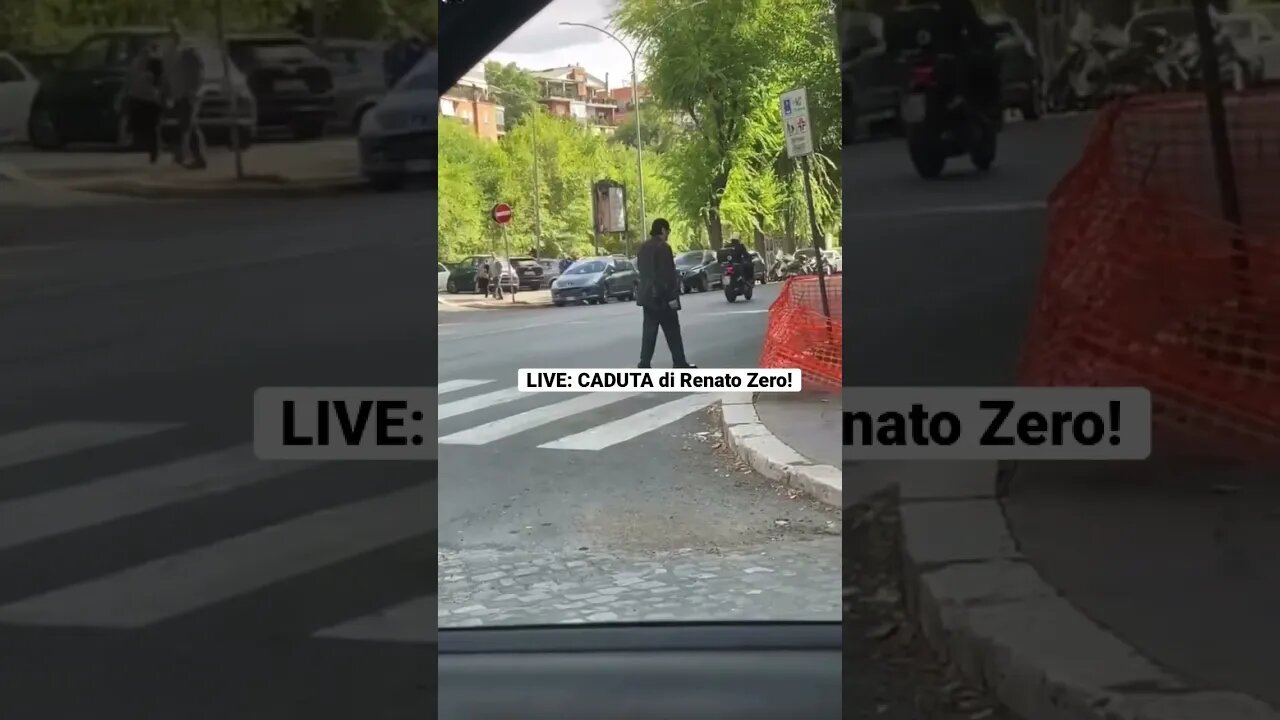 LIVE: CADUTA di Renato Zero!