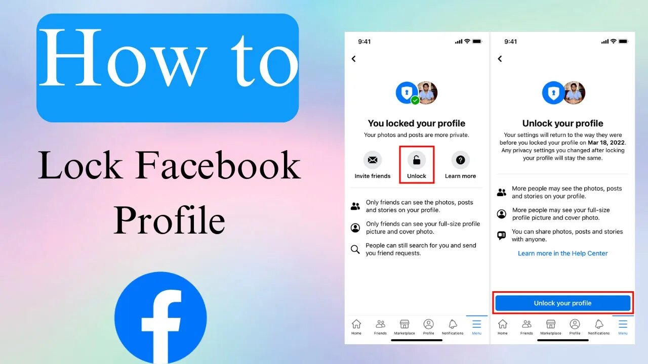 How to Lock Facebook Profile