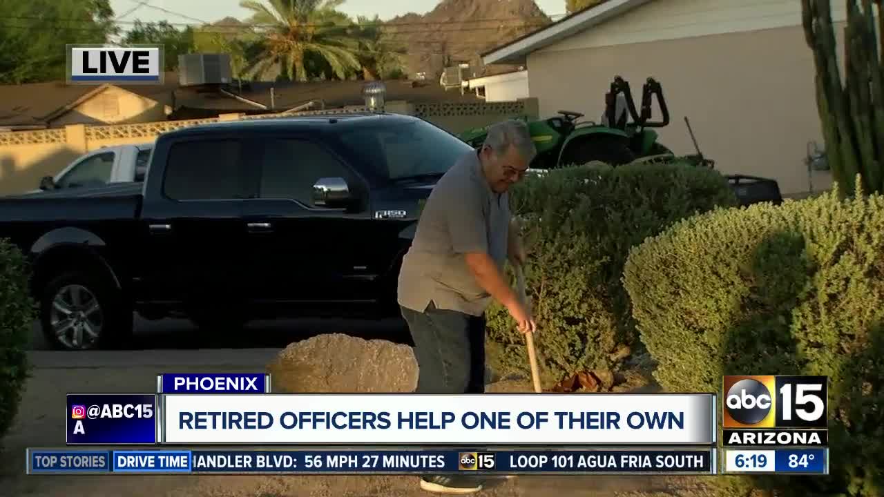 Retired Phoenix officer with terminal illness gets help from brothers, community