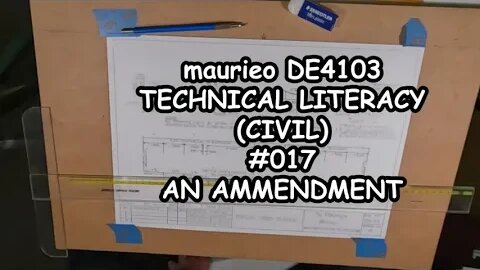 maurieo DE4103 TECHNICAL LITERACY CIVIL #017 AN AMENDMENT