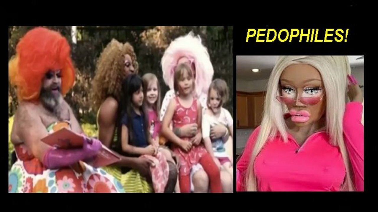 Pedophile LGBTQIA+ Psycopaths Can Show Their Balls to Kids... Just Not in Black Face!