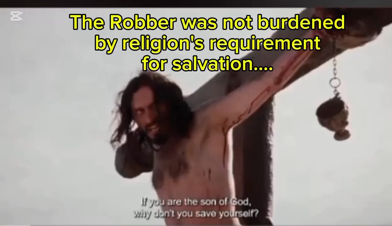 THE ROBBER BELIEVED.