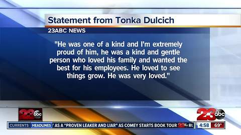 Dulcich's wife speaks out