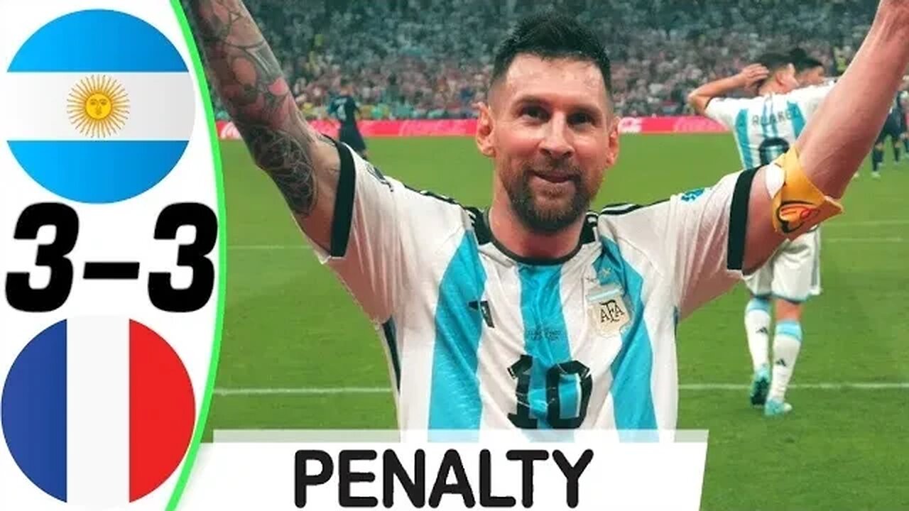 Argentina vs France 3-3 Full Highlights & All Goals 2022 #worldcup Final