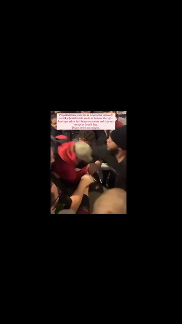 Palestinian Sutdents Brutally Assault Jewish Students At University In Canada
