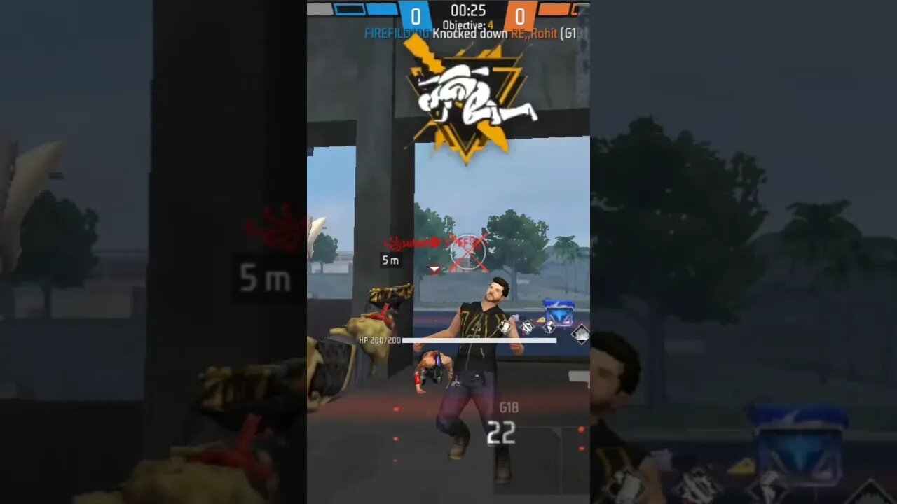 বান্দা নক করে বন্ধুকে বাঁচালাম।#shorts #firefild100