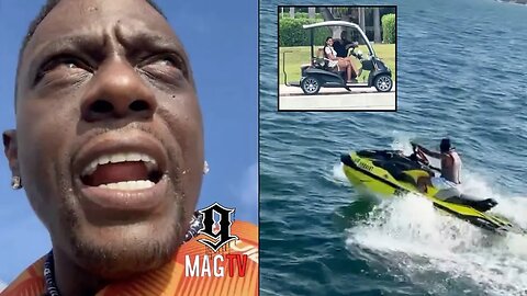 "I Need Em On The Remix" Boosie Attempts To Pull Up On Diddy & Caresha's Mansion On His Jetski! 😂