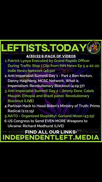 #PatrickLyoya EXECUTED by Grand Rapids Officer | NATO = Organized Stupidity! | 4/30 leftists.today