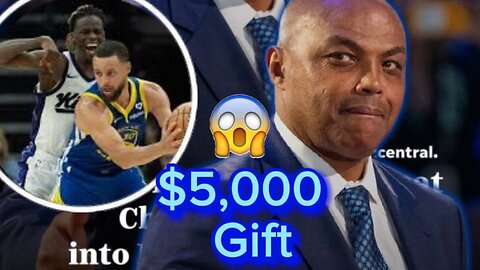 Charles Barkley decided to give $5,000 to the TNT employees