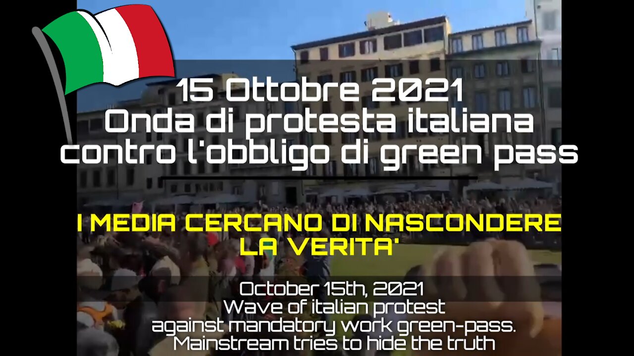 15 ottobre 2021 – Obbligo Green pass, la ferma protesta parte dai Lavoratori Portuali di Trieste.