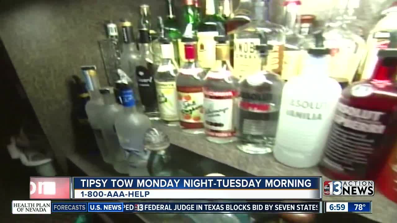 Tipsy Tow available on Labor Day