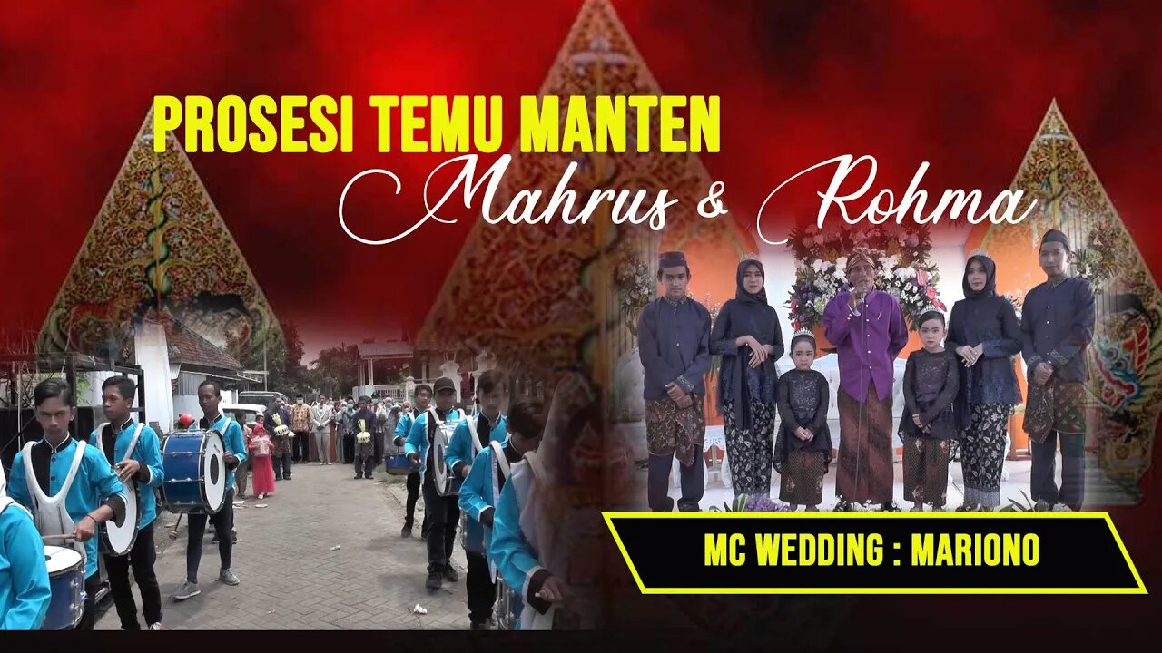 PROSESI temu MANTEN MAHRUS & ROHMA