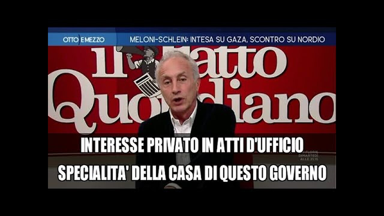 La riforma della giustizia di Carlo Nordio del governo di Lady Aspen NATO Giorgia Meloni,Marco Travaglio in tv:sono berlusconiani non fascisti,sono tutti neoliberisti sionisti che potrebbero fare un partito unico tutti insieme che è la stessa cosa