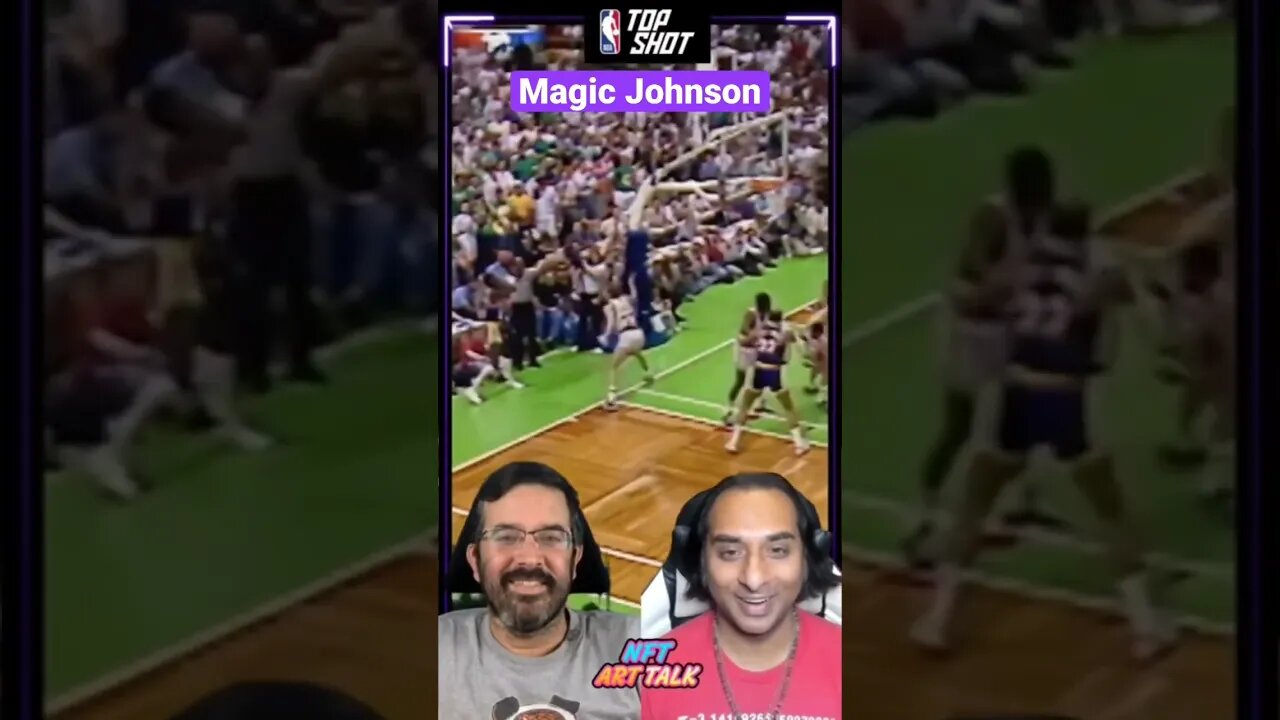 🏀 Magic Johnson Skyhook Kareem Los Angeles Lakers vs Larry Bird Boston Celtics #nba #shorts #lakers