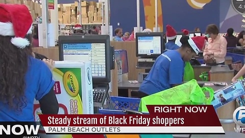 Steady stream of Black Friday shoppers
